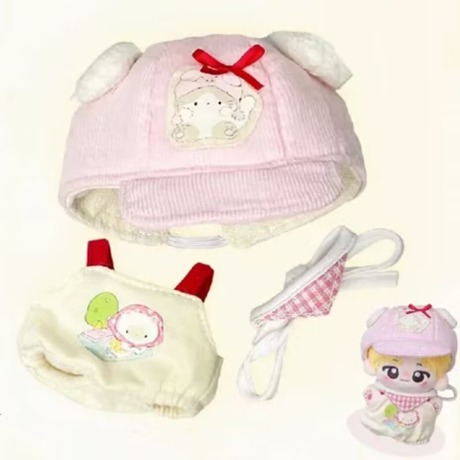 Plush Doll Anime - 10cm 여름 분위기, 바다 소금, 강아지,