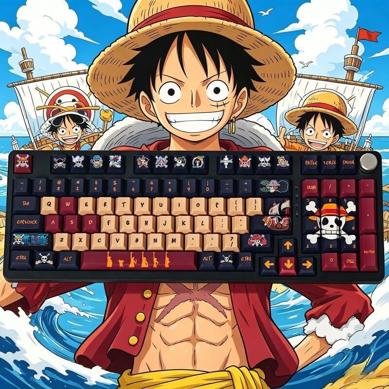 Keycap Artisan Anime - 반다이 원피스 몽키 D. 루피 키캡