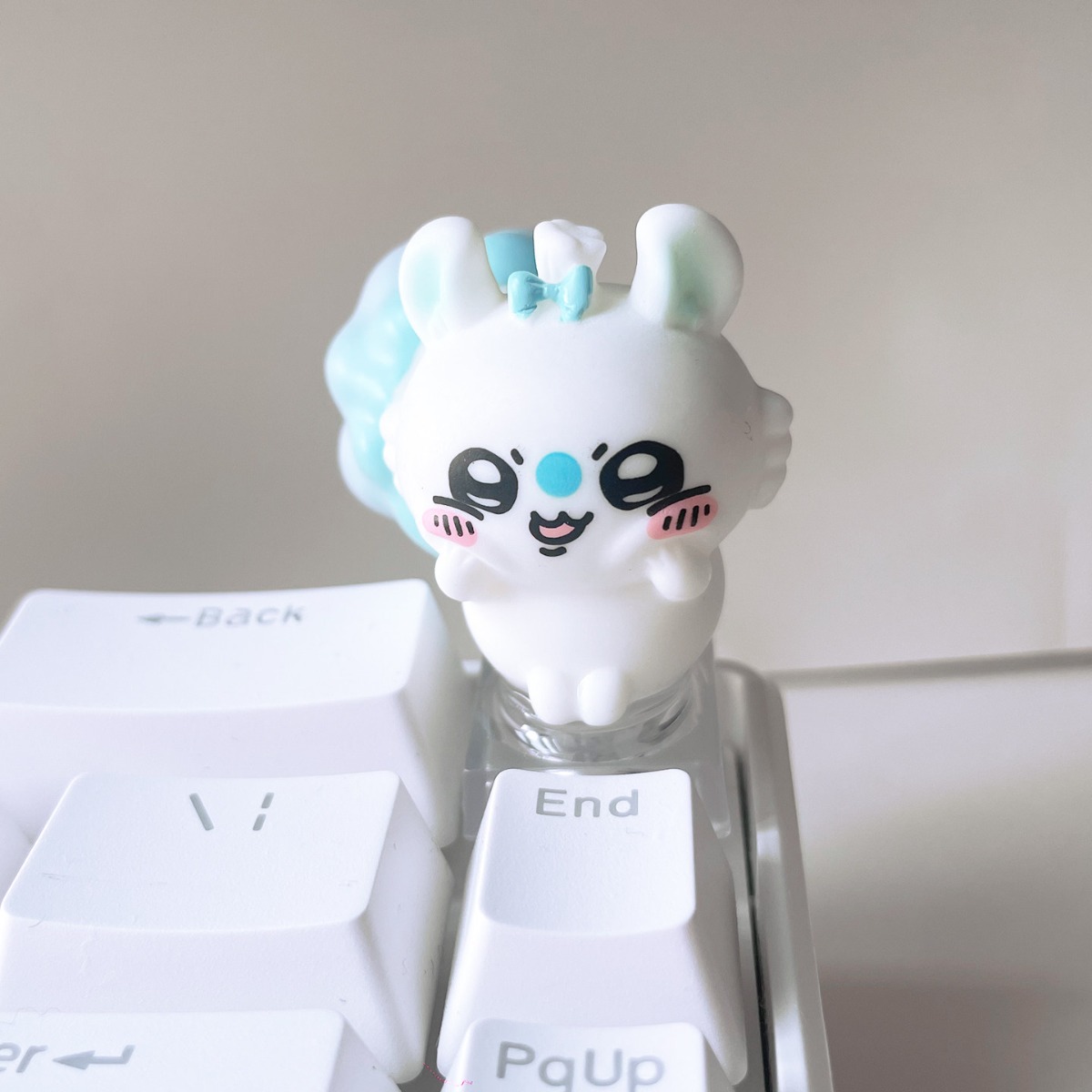 귀여운 Chiikawa Usagi Momonga 수지  - Keycap Artisan Anime 리뷰 및 가격