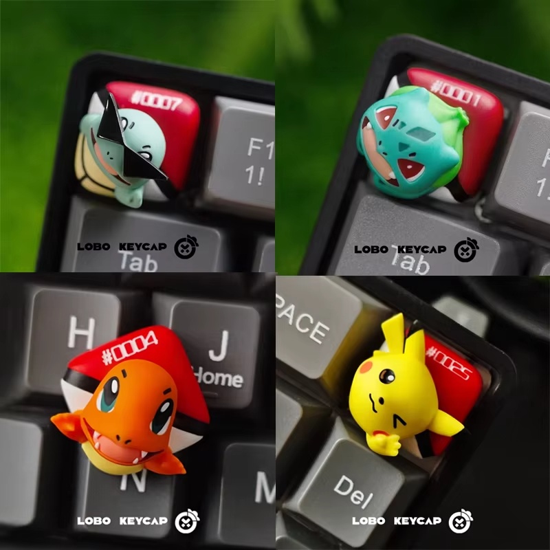 로보 키캡 만화 캐릭터 싱글 커스텀 아티산 키캡 벌바사 - Keycap Artisan Anime 리뷰 및 가격
