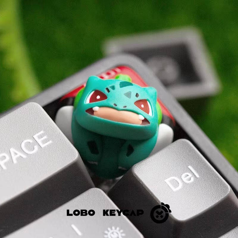 로보 키캡 만화 캐릭터 싱글 커스텀 아티산 키캡 벌바사 - Keycap Artisan Anime 리뷰 및 가격