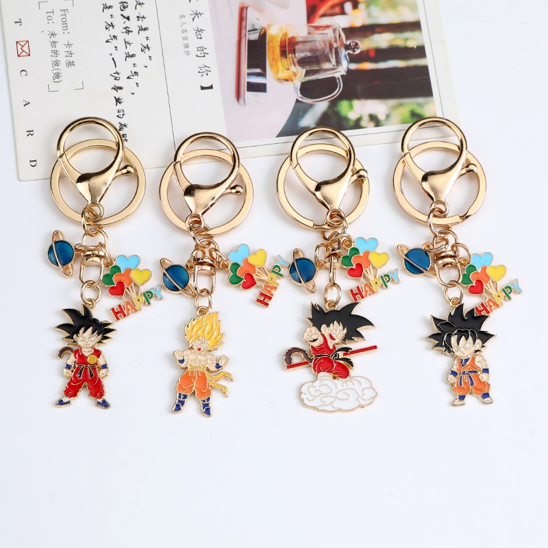 새로운 만화 드래곤볼 시리즈 창의적인 금속 열쇠고리 오 - Anime Merchandise Keychains 리뷰 및 가격