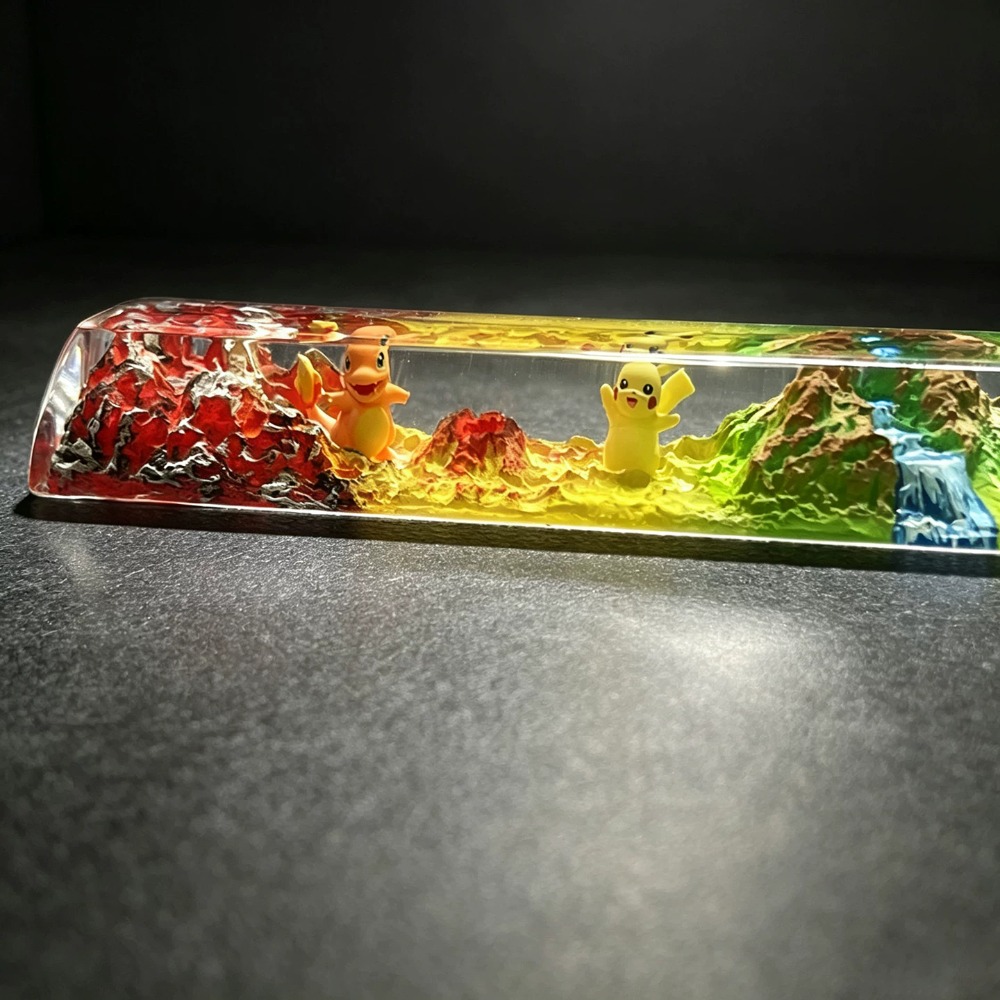 포켓몬 3D 키캡 이브이 레진 스페이스바 ‌   화산  - Keycap Artisan Anime 리뷰 및 가격